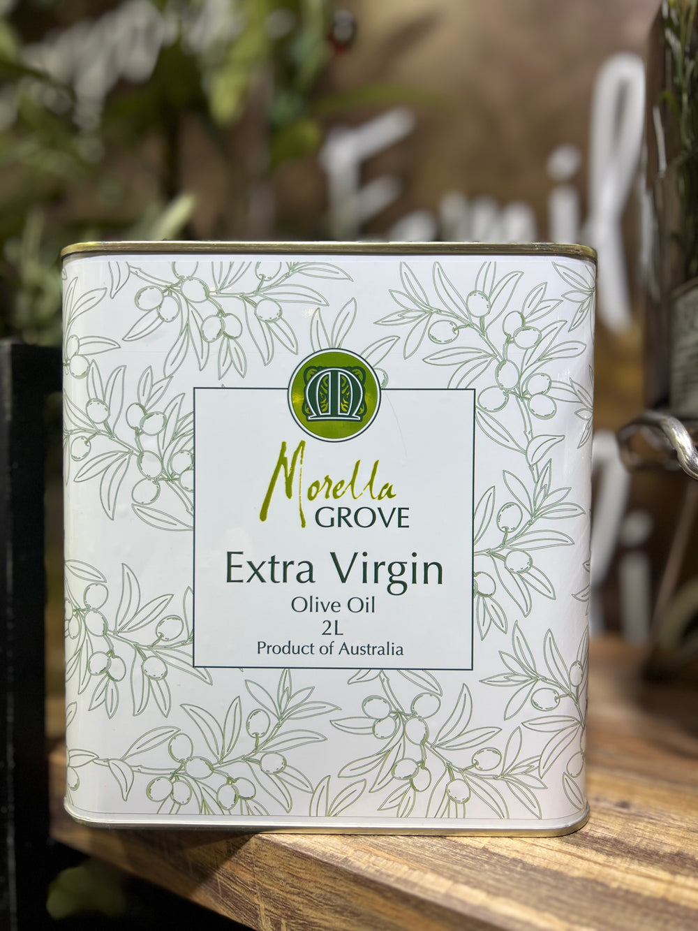 Morella Grove extra virgin olive oil 2L tin