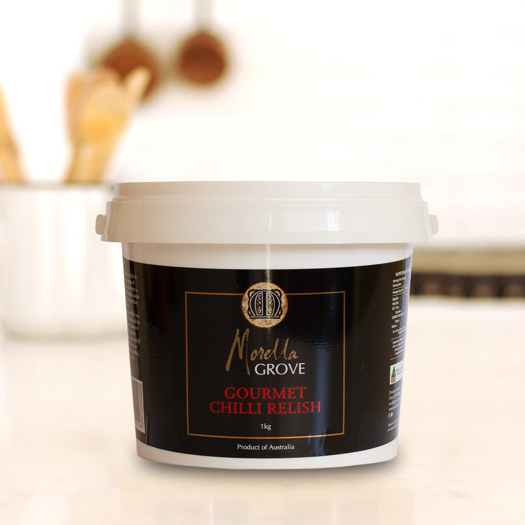 Morella Grove gourmet chilli relish 1kg tub