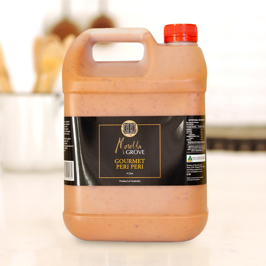 Morella Grove gourmet peri peri sauce 4L tub