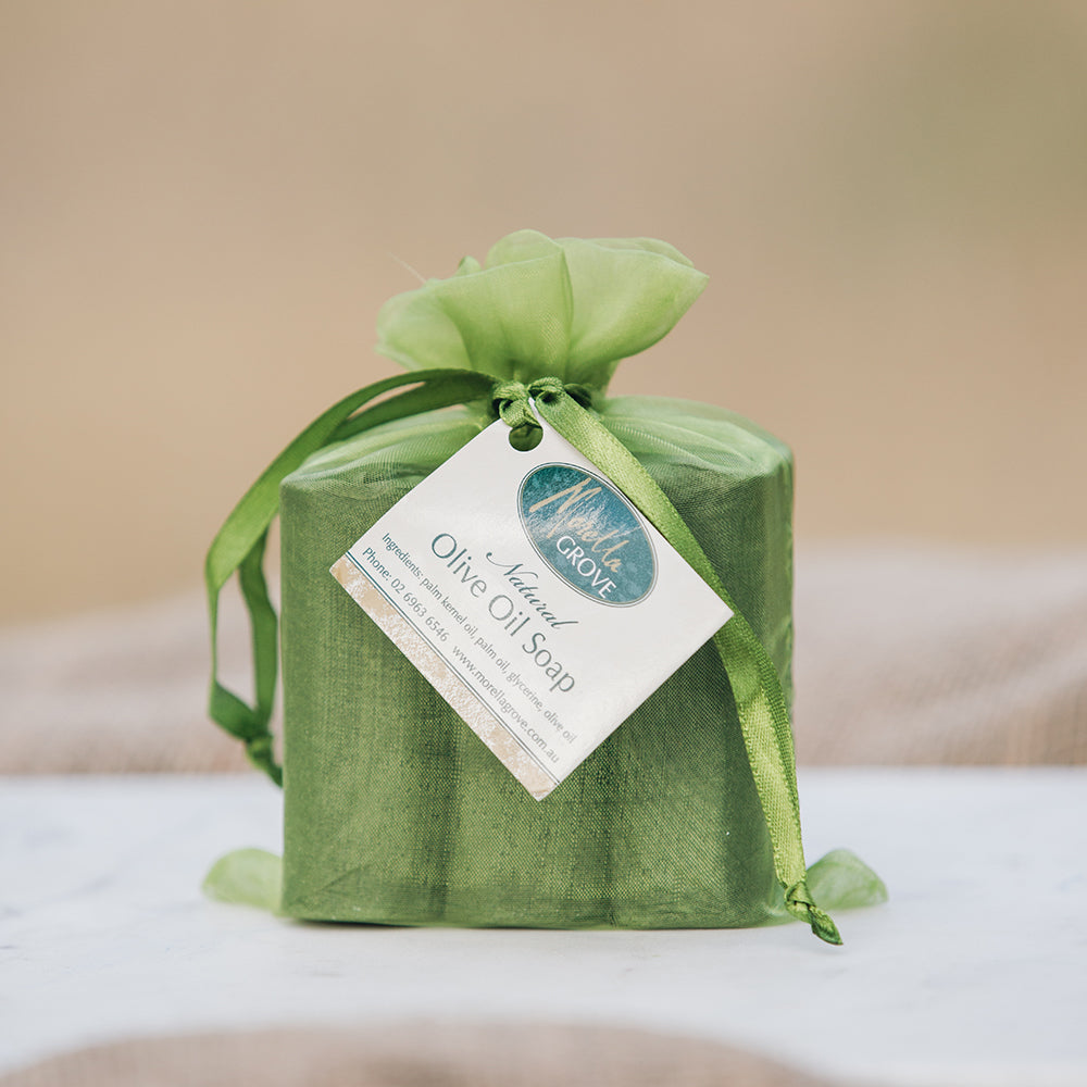 Morella Grove Natural Olive Oil Soap 3 Pack in a bag