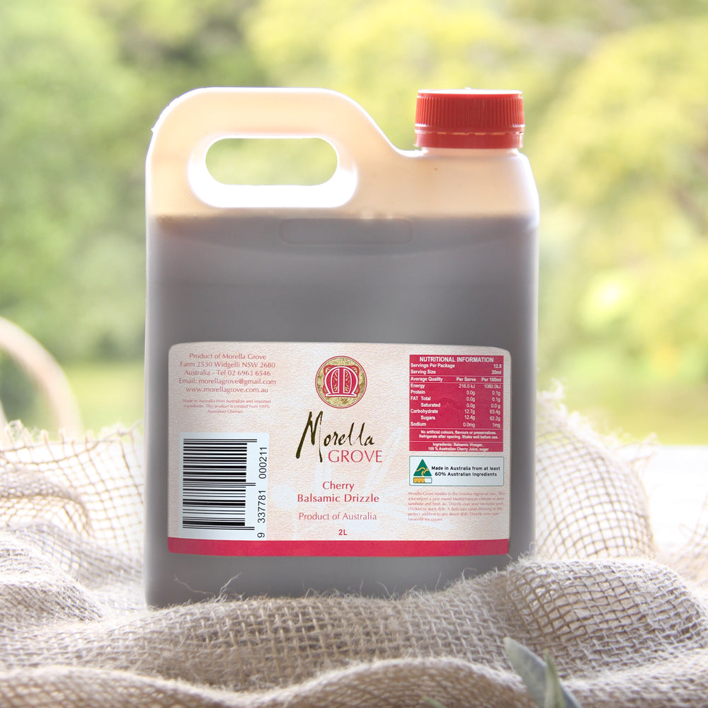 Morella Grove cherry balsamic drizzle 2L size