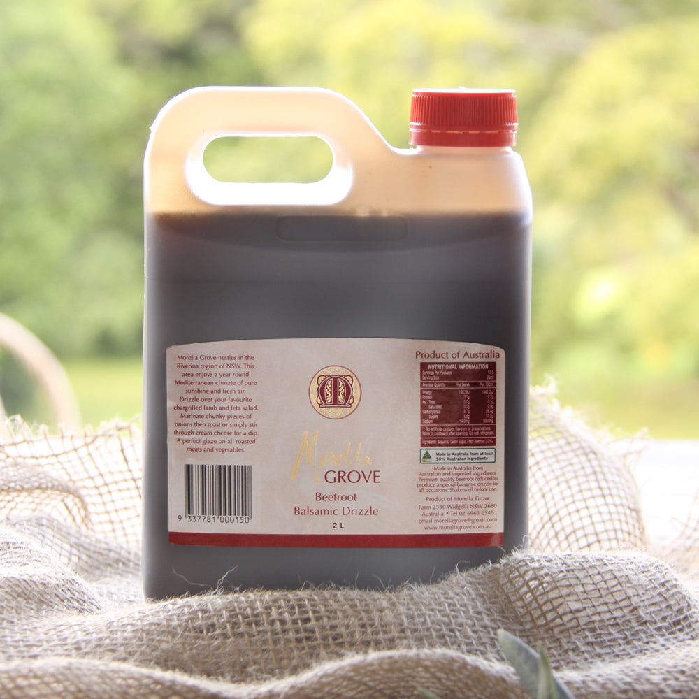 Morella Grove beetroot balsamic drizzle 2L size