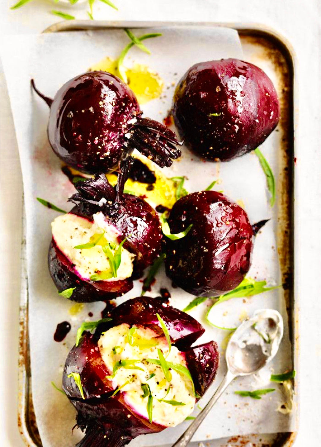 Baked Sour Cream Beetroot