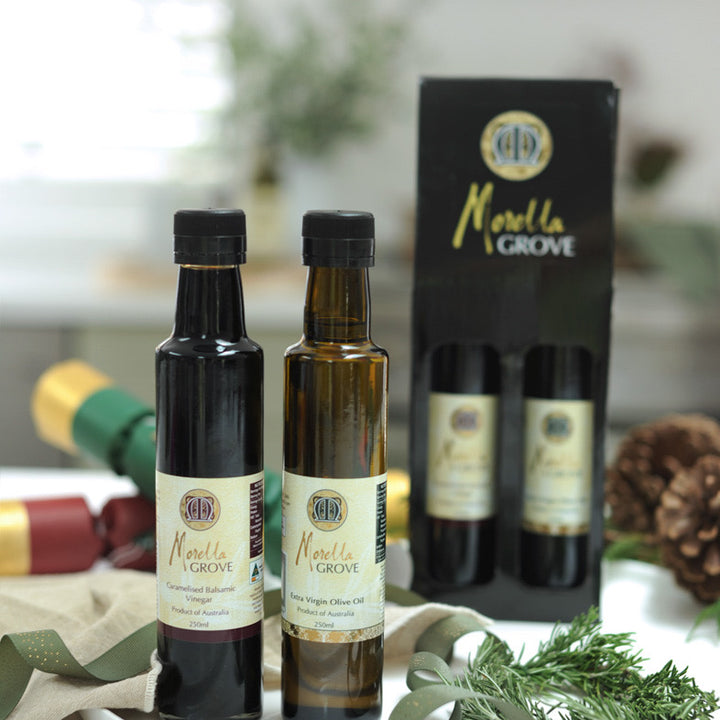 Caramelised Balsamic Vinegar + Extra Virgin Olive Oil  - Gift Pack 2x250ml