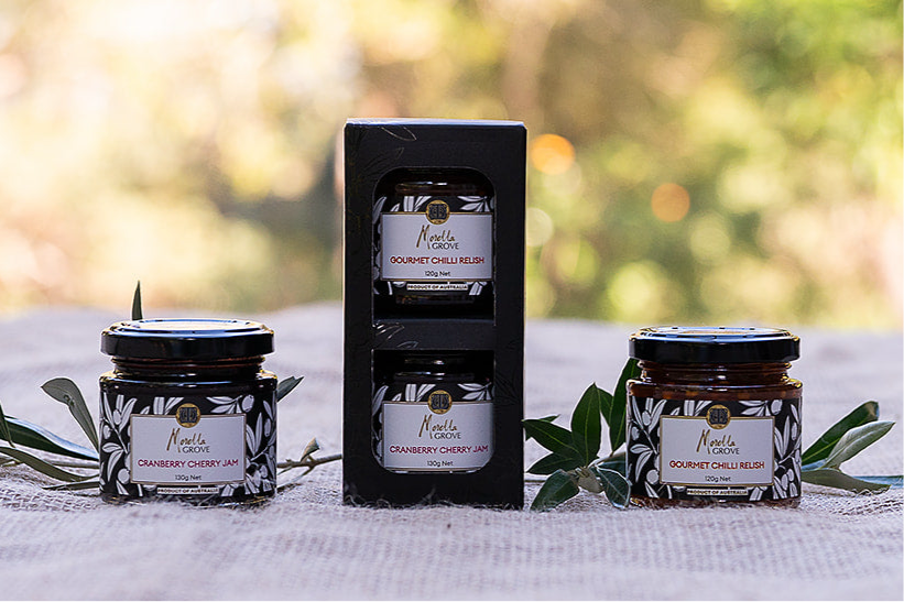 Gourmet Chilli Relish + Cranberry Cherry Jam mini Gift Pack