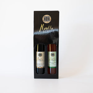 Extra Virgin Olive Oil + Caramelised Apple Vinegar Gift Pack 2x250ml