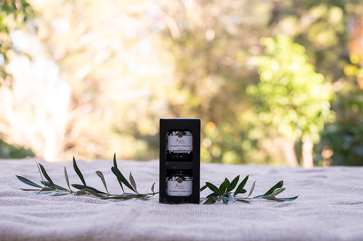 Gourmet Chilli Relish + Cranberry Cherry Jam mini Gift Pack