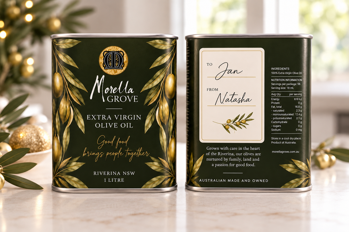 Morella Grove Limited Edition 1L Extra Virgin Olive Oil Tin | GREEN